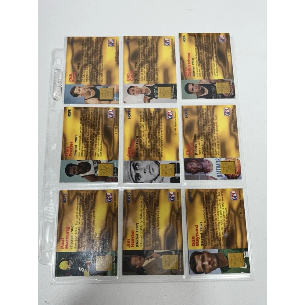 1994 Signature Rookies Gold Standard Hall of Fame Set 22‎ Cards